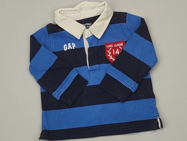 bluzka dla chłopca w kropki: Bluzka, Gap, 9-12 m, stan - Dobry