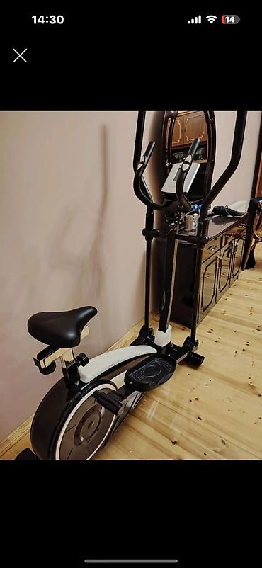 eliptik velosiped: Kombinə edilmiş fitnes velosipedi – eliptik və statik velosiped — 1