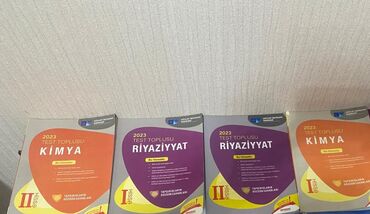 dim riyaziyyat test toplusu 2023: 2023 yeni nəşr test toplusu Riyaziyyat- 1 ve 2 ci hisse Kimya- 1 ve 2