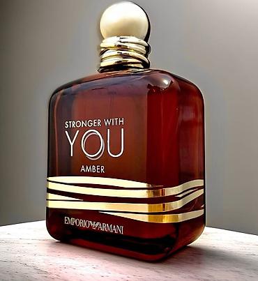 Lüks ətir kolleksiyası 1) Emporio Armani – Stronger With You Amber
