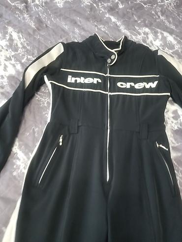 Мотоэкипировка: Комбинезон Intercrew (racing style) - Цвет: черный с белыми вставками — 3