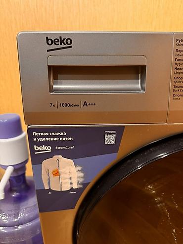 Elektronika: Paltaryuyan maşın Beko, 7 kq, İşlənmiş, Avtomat, Qurutmasız — 2