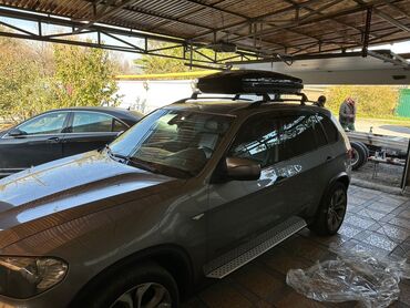 Багажники на крышу и фаркопы: Фабричная, Новая! Автобокс с Рейлингами 600 л черный Цена