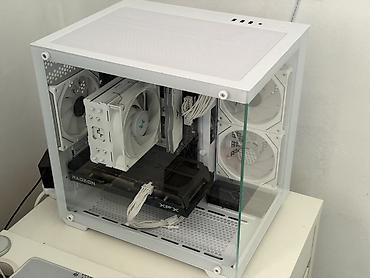 pc case: Игровой ПК с прозрачной боковой панелью + монитор и клавиатура с — 3
