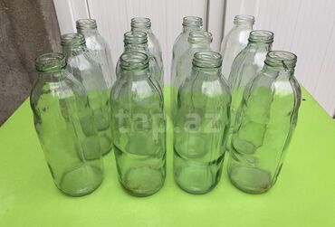 Balonlar, bankalar: Çoxlu sayda 1lt 750 qr tomat bankalari ve 1lt sok butulkalari — 2