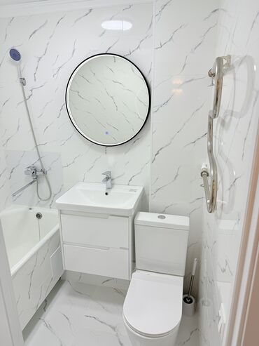 квартиру кара балте: 3 комнаты, 58 м², 104 серия, 1 этаж, Евроремонт