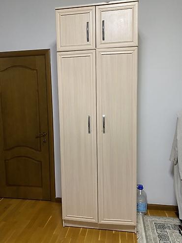 стол с тумбой: Шкаф-купе/распашной высокий, 4-дверный (2 нижние распашные + 2 верхних — 1