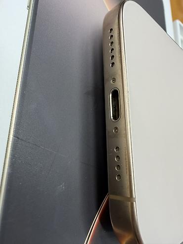 apple iphone 4: IPhone 16 Pro Max, Б/у, 256 ГБ, Desert Titanium, Коробка, 89 % — 8
