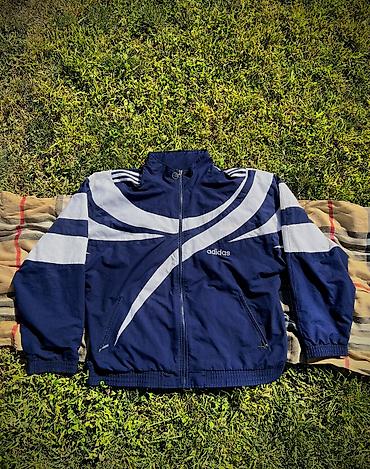 Куртки: Мужская куртка, XL, Adidas, Б/у, цвет - Голубой, Самовывоз, Платная доставка — 1
