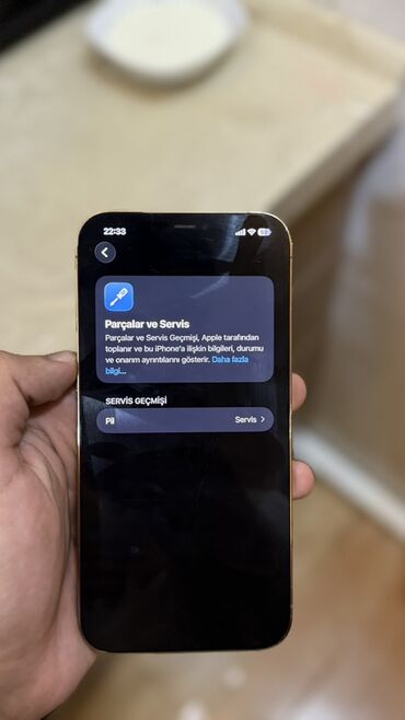 Apple iPhone: IPhone 12 Pro Max, 128 GB, Qızılı, Barmaq izi, Face ID — 8