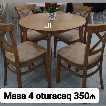 Yataq otağı dəstləri: Mətbəx üçün, Yeni, 4 stul