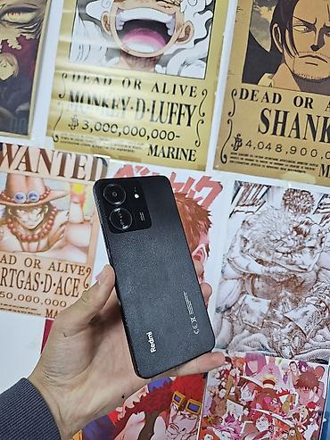 Redmi, Redmi 13C, Б/у, 128 ГБ, цвет - Черный, 2 SIM