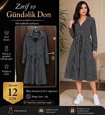 şəkli: Zərif və rahat paltar kolleksiyası 1) Sarı-gümüş naxışlı midi paltar — 8