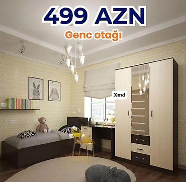 ortuk: Gənc otağı mebel dəsti – 499 AZN Komplektin tərkibi: - Tək nəfərlik — 1