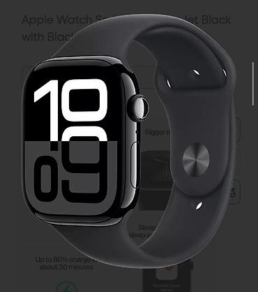 agilli saat: Ağıllı saat – Apple watch 10- 46mm pil sağlığı 100℅ çox az işlənib — 7