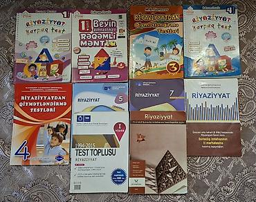 Riyaziyyat üzrə dərs və test vəsaitləri toplusu Paketə daxil olan