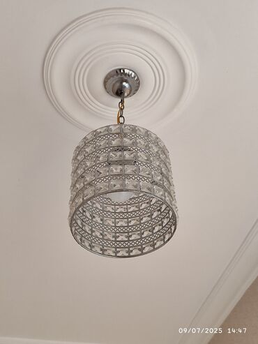 led ışığ: Çılçıraq, 1 lampa, Metal