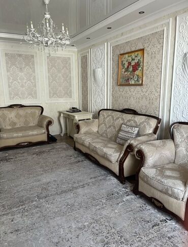 в районе кызыл аскер: 4 бөлмө, 106 кв. м, 106-серия, 5 кабат, Евроремонт