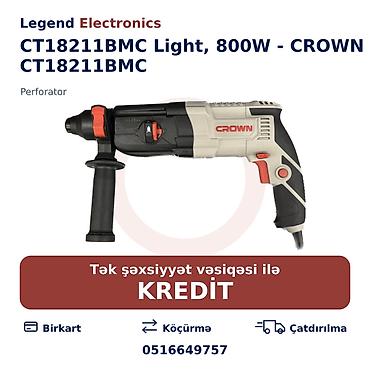 acar desti: Elan başlığı: Perforator CT18211BMC Light, 800W - CROWN CT18211BMC — 1
