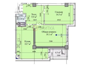 дом палатка: 2 бөлмө, 72 кв. м, Элитка, 2 кабат, ПСО (өзү оңдоп түзөтүп бүтүү үчүн)