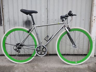 шоссейный велосипед размер рамы: Корейские шоссейные велосипед Колёс размер 28 Рама стальная Мы
