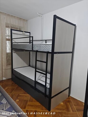 трех ярусные кровати: Двухъярусная кровать - Конструкция: прочный металлический каркас в