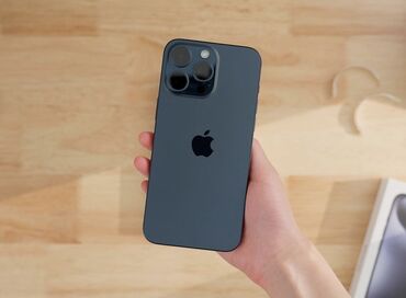 Apple iPhone: IPhone 15 Pro Max, Новый, 1 ТБ, Защитное стекло, Чехол, Кабель, 100 %