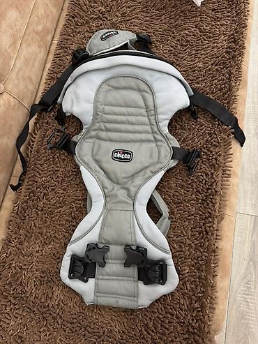 tote bag: Chicco uşaq daşıyıcısı – önə taxılan erqonomik sling - Rəng: boz/açıq — 1