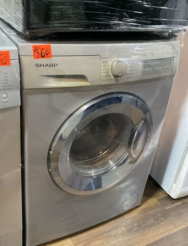 Qabyuyan maşınlar: Paltaryuyan maşın Sharp, 6 kq, İşlənmiş, Avtomat