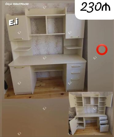 *Yazı masası 230 AZN💥* ✔️Rəng seçimi var ✔️Material:Rusiya istehsalı