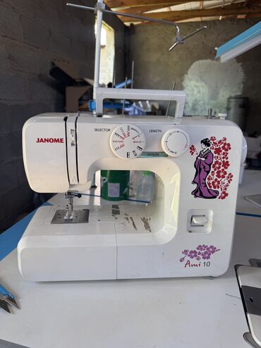 замшевая сумка: Швейная машина Janome, Автомат