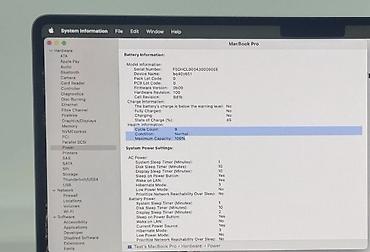 macbook 2010: MacBook Pro 14 M4, 16 /512 ГБ, silver, 9 циклов, полный комплект — 5