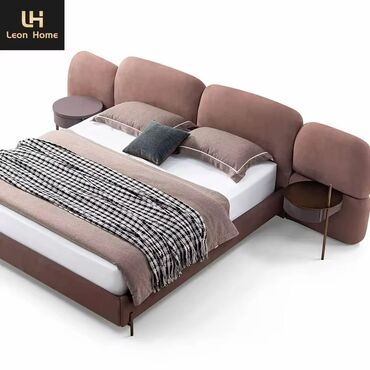 купить двуспальная кровать: İkinəfərlik çarpayı, Bazasız, Matrassız, Siyirməsiz