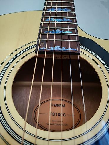 tc electronic: Акустическая гитара Yamaha Fs100c (форма фолк/концерт с вырезом) — 8