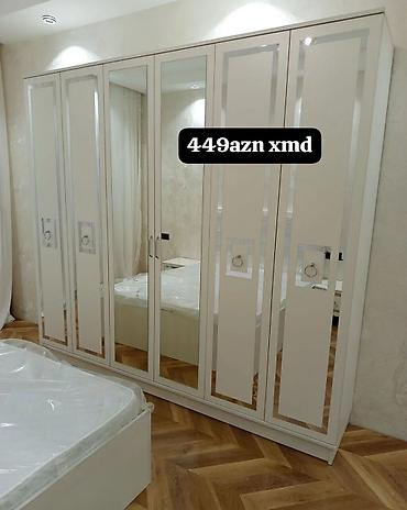 Masa və oturacaq dəstləri: Masa və 6 stul dəsti – Xmd • Komplekt: 1 yemək masası + 6 ədəd stul — 233