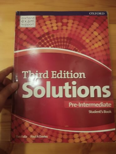 Тесты: Məhsul: İngilis dili dərs vəsaitləri (2 kitab) 1) Solutions Third