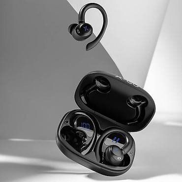 Qulaqcıqlar: Yeni Simsiz (Bluetooth) Qulaqcıqlar, rəng - Qara — 8