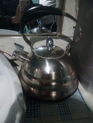 catalina çayı istifade qaydasi: İşlənmiş, rəng - Gümüşü, Çaydan, 3 l, Rusiya