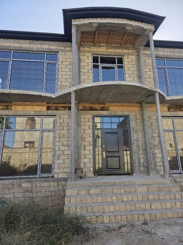 дома из газобетона: İki mərtəbəli fərdi yaşayış evi – layihə və tikili (temirsiz) - Ümumi