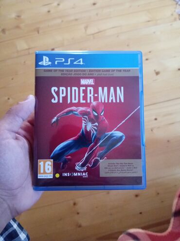 oyun pultları: Marvel's Spider-Man, Macəra, İşlənmiş Disk, PS4 (Sony Playstation 4), Ünvandan götürmə