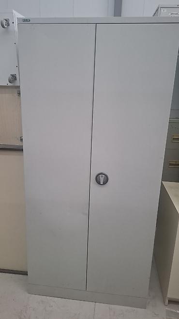 Metall ofis dolabı – iki qapılı, kilid mexanizmi ilə - Material