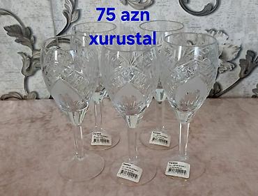 Qab-qacaq və mətbəx ləvazimatları: Çay dəsti, rəng - Yaşıl, Şüşə — 7
