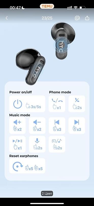 аккумулятор bluetooth: TWS simsiz qulaqlıq + displeyli şarj qabı - Ultra uzun batareya ömrü — 10