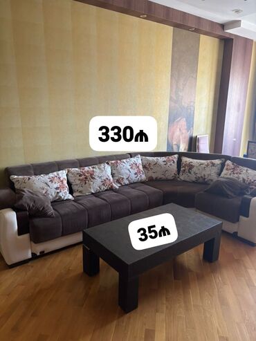 Kreslolar: Künc divan açılır baza var ölçü: 3.20 × 2.10. 330₼. Jurnalni ayrıca