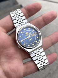 Qol saatları: İşlənmiş, Qol saatı, Orient, rəng - Göy — 2