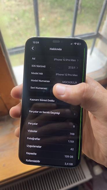 12 pro ayfon: IPhone 12 Pro Max, 128 GB, Qızılı, Simsiz şarj — 5