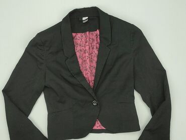 czarne bawełniany t shirty: Women's blazer, H&M, XS (EU 34)