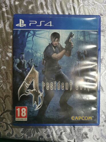resident evil: PS4 Resident evil 4 -İşlək vəziyyətdə 💿🎮 -Problemi yoxdur💿 -Xaricdən