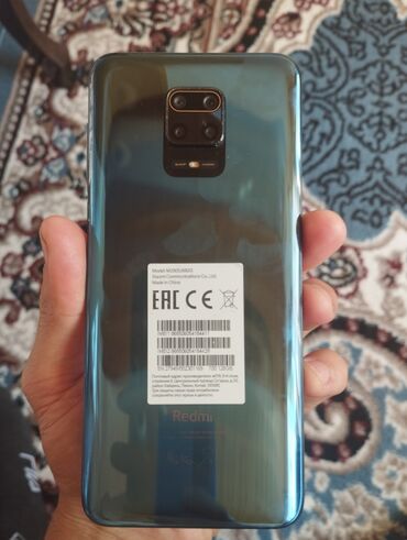 телефон fly fs518: Xiaomi Redmi Note 9 Pro, 128 ГБ, цвет - Голубой, 
 Отпечаток пальца