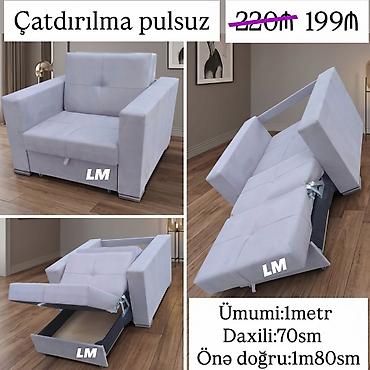 Kreslolar: Amerikanka kreslo Yeni və sifarişlə💥 Qiymət : 199₼ (1 ədədi🆘) Ölçü  — 2